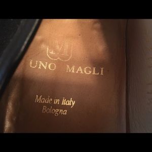 Bruno Magli bit loafer black suede.